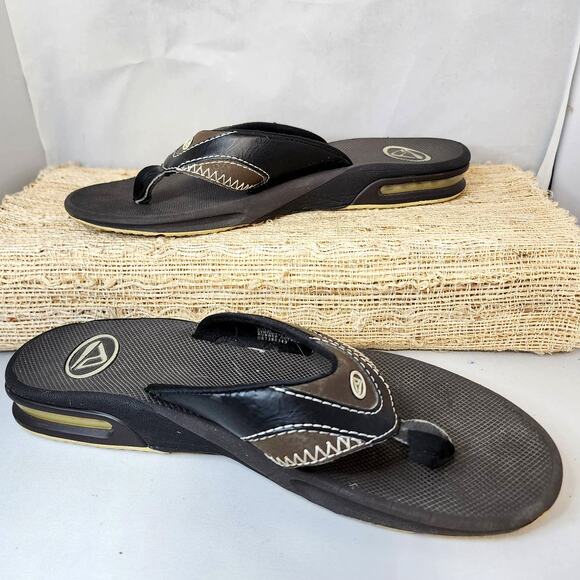 Reef Men's Flex Sandal Size 39/7 Brown Cushion Comfort - Slip On Flip Flop - Picture 1 of 6